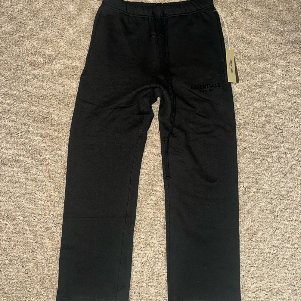 Essentials Black Sweatpants NWT - image 1